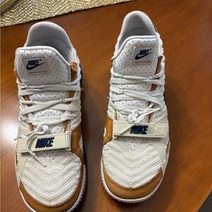 Nike LeBron Medicine 16 White and Tan Sneakers